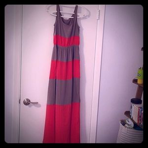 Striped maxi dress